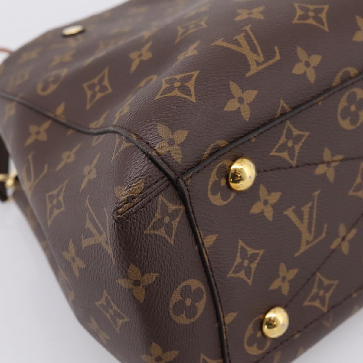 LOUIS VUITTON Monogram Montaigne MM Tote Bag 2way M41056 LV Auth ep15832V
