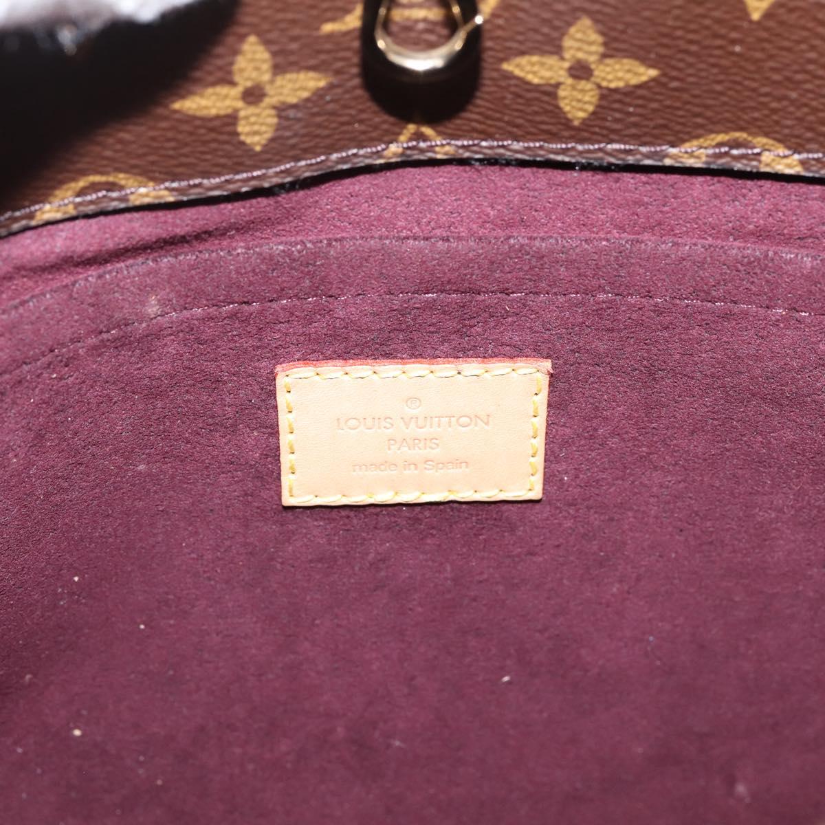 LOUIS VUITTON Monogram Montaigne MM Tote Bag 2way M41056 LV Auth ep15832V