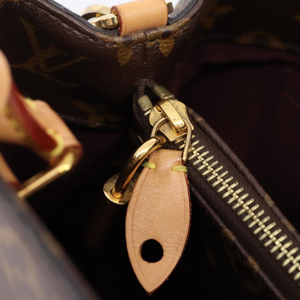 LOUIS VUITTON Monogram Montaigne MM Tote Bag 2way M41056 LV Auth ep15832V