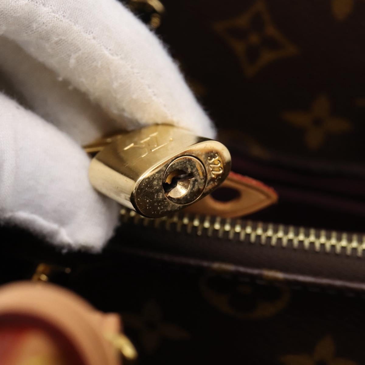 LOUIS VUITTON Monogram Montaigne MM Tote Bag 2way M41056 LV Auth ep15832V