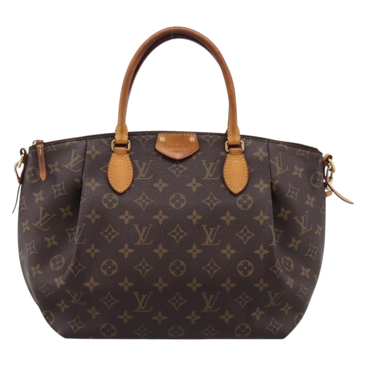 LOUIS VUITTON Monogram Turen MM Hand Bag 2way M48814 LV Auth ep15833