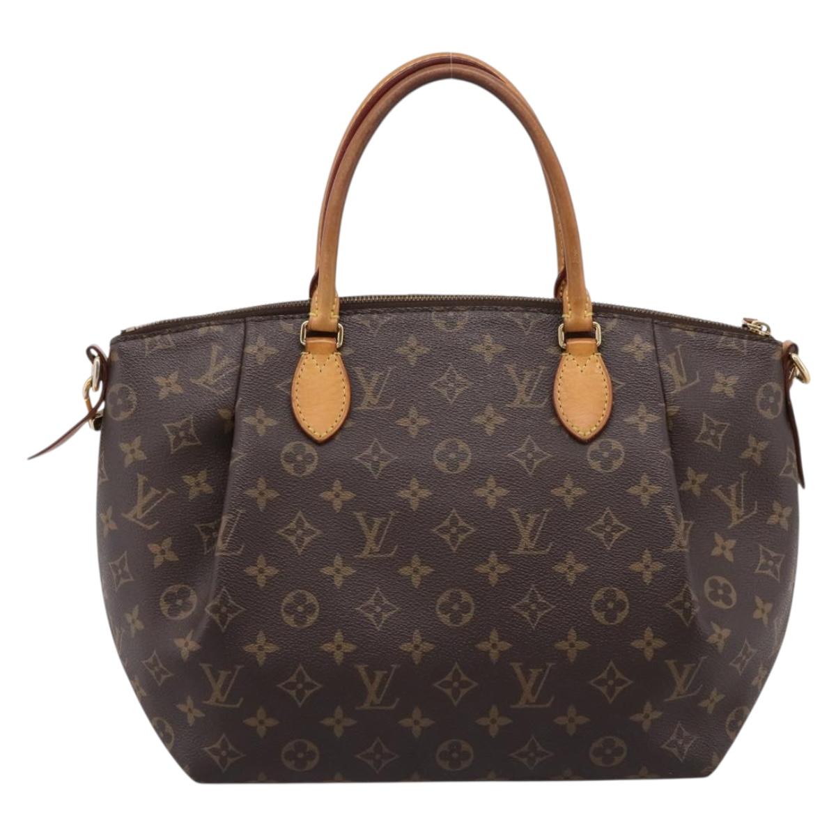 LOUIS VUITTON Monogram Turen MM Hand Bag 2way M48814 LV Auth ep15833