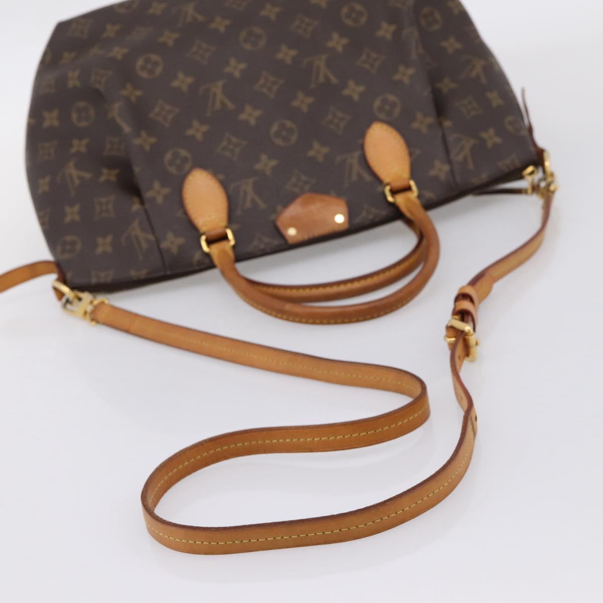 LOUIS VUITTON Monogram Turen MM Hand Bag 2way M48814 LV Auth ep15833