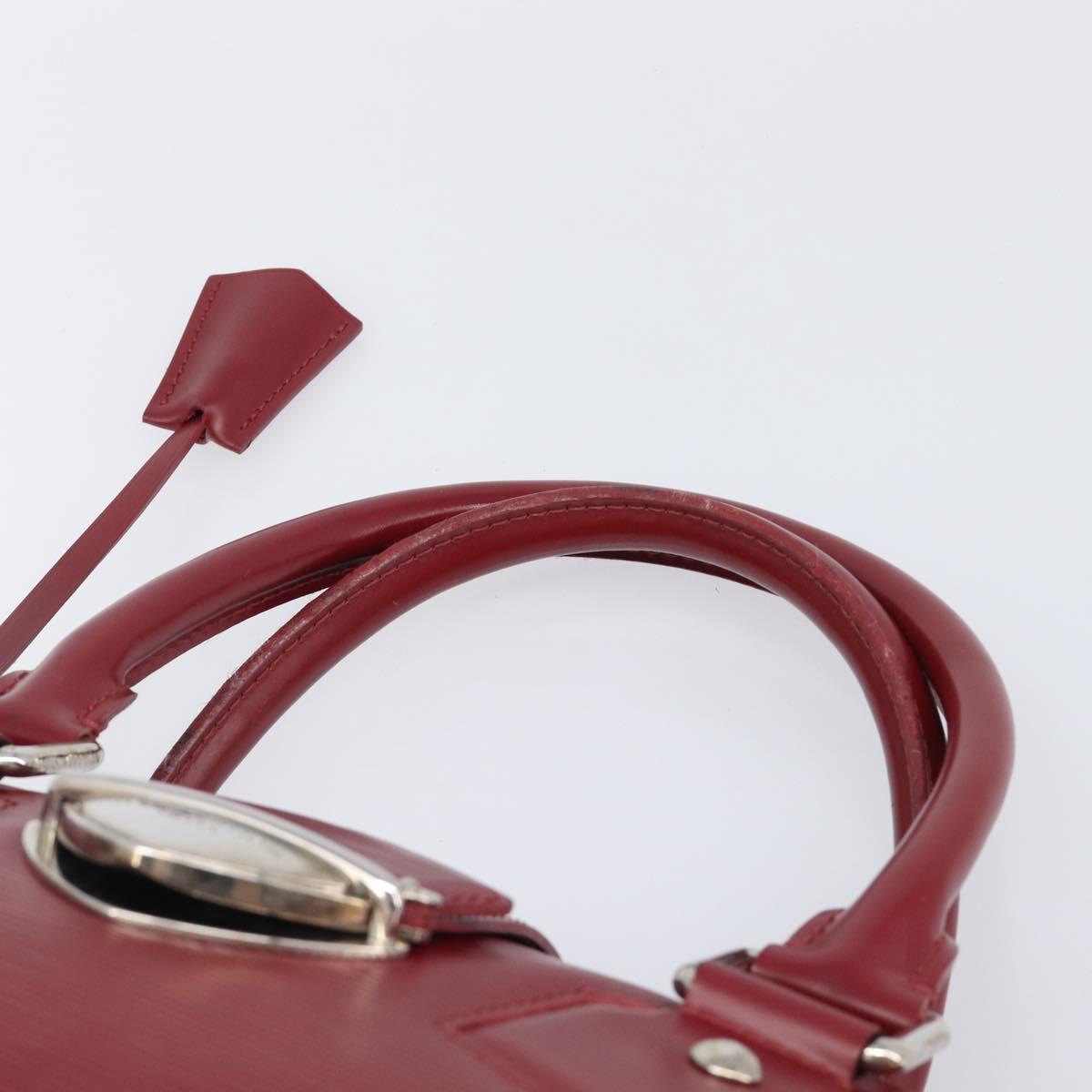 LOUIS VUITTON Epi Boring Montaigne GM Hand Bag Red M5931M LV Auth ep15834V