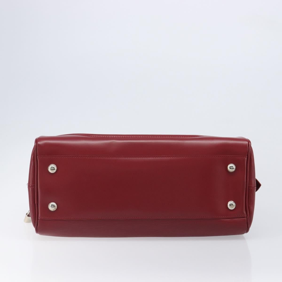 LOUIS VUITTON Epi Boring Montaigne GM Hand Bag Red M5931M LV Auth ep15834V