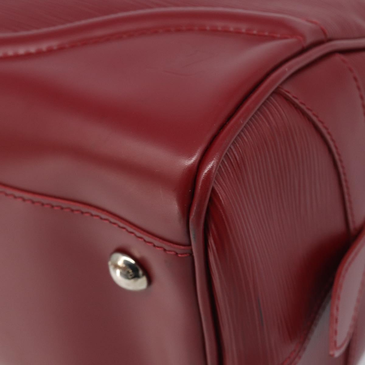 LOUIS VUITTON Epi Boring Montaigne GM Hand Bag Red M5931M LV Auth ep15834V