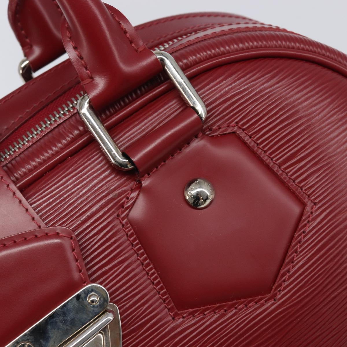 LOUIS VUITTON Epi Boring Montaigne GM Hand Bag Red M5931M LV Auth ep15834V