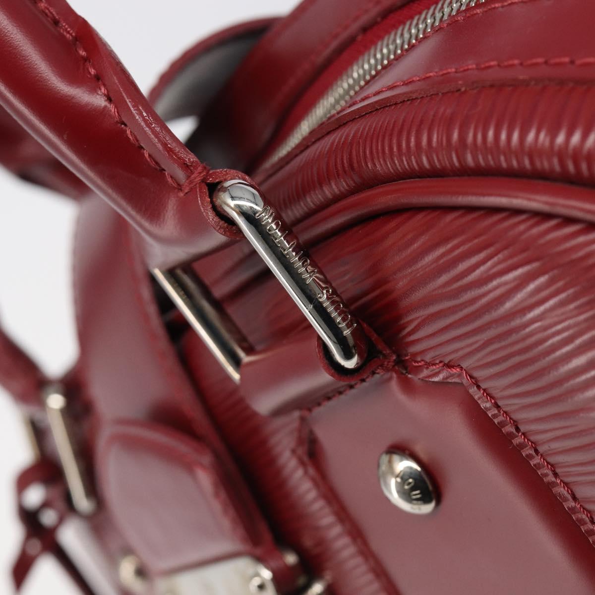LOUIS VUITTON Epi Boring Montaigne GM Hand Bag Red M5931M LV Auth ep15834V