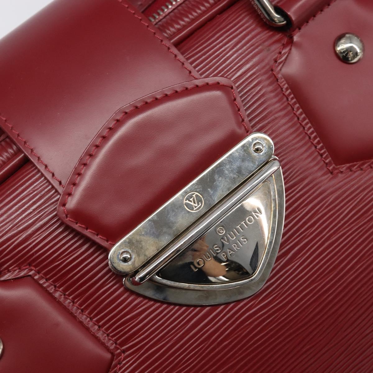 LOUIS VUITTON Epi Boring Montaigne GM Hand Bag Red M5931M LV Auth ep15834V
