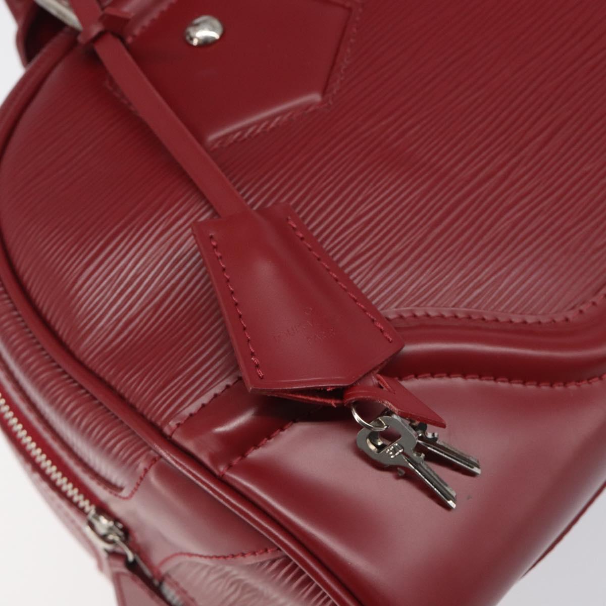 LOUIS VUITTON Epi Boring Montaigne GM Hand Bag Red M5931M LV Auth ep15834V