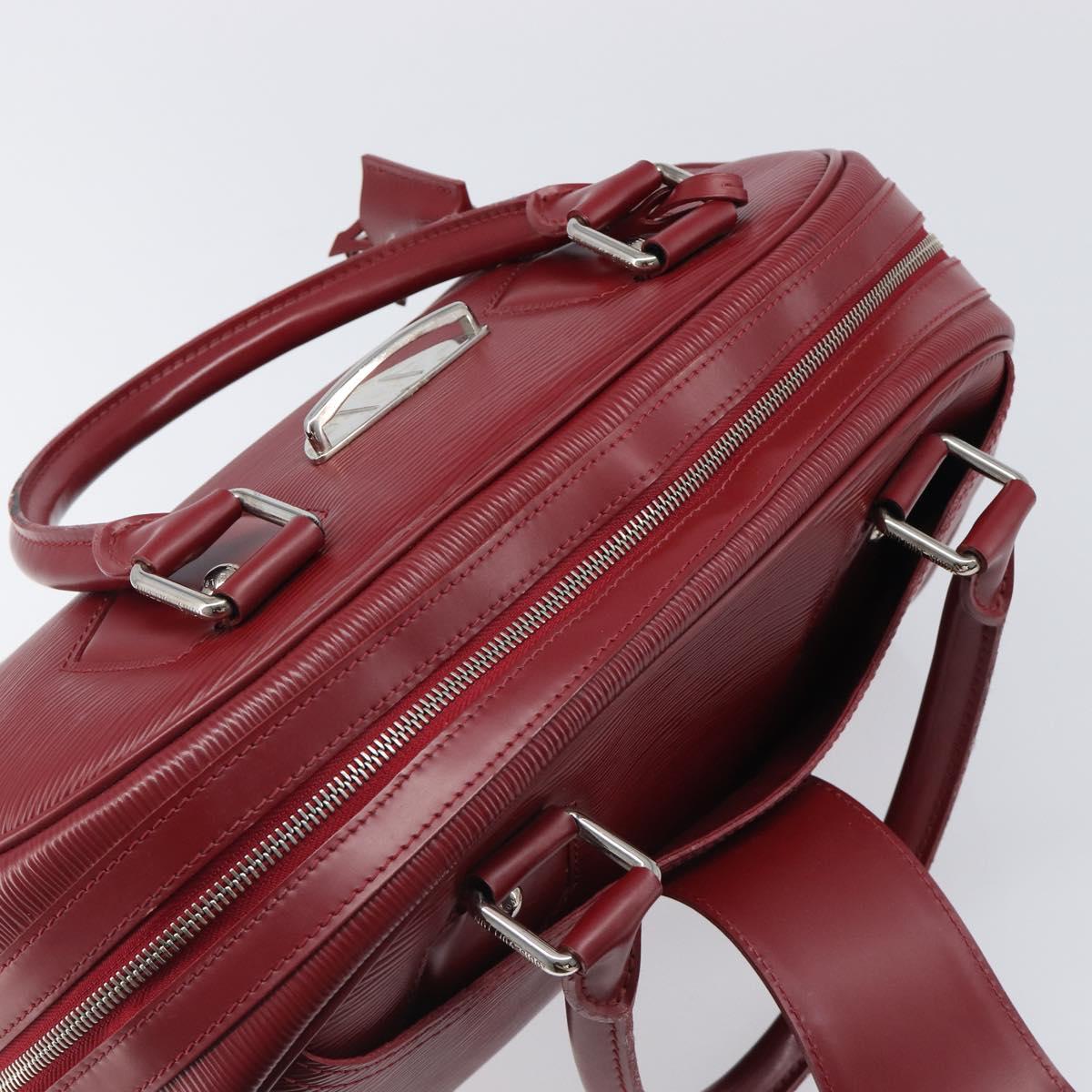 LOUIS VUITTON Epi Boring Montaigne GM Hand Bag Red M5931M LV Auth ep15834V