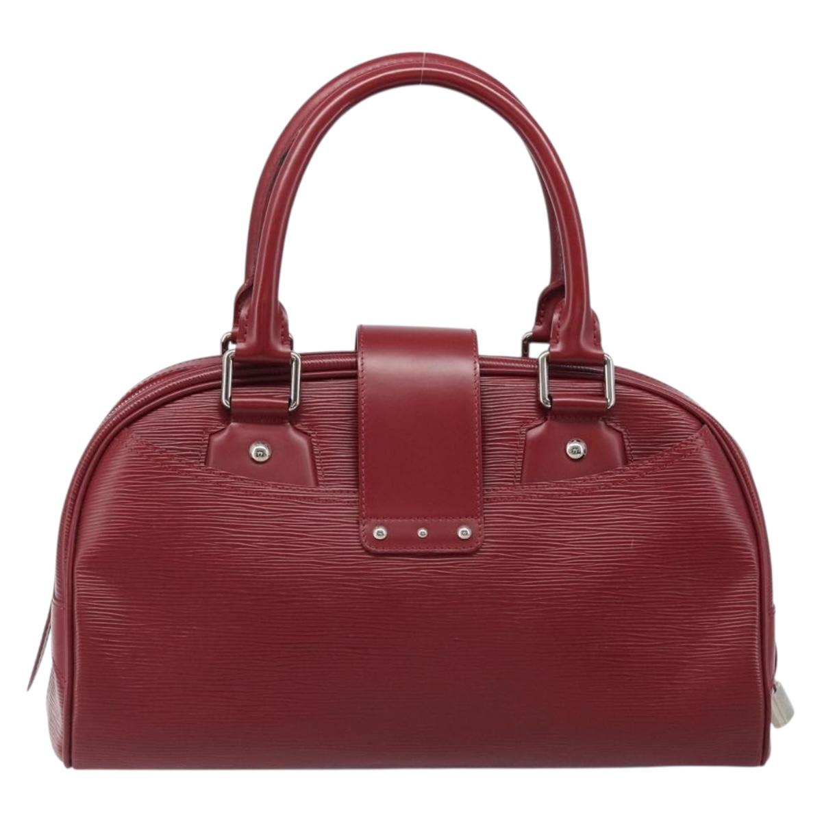 LOUIS VUITTON Epi Boring Montaigne GM Hand Bag Red M5931M LV Auth ep15834V