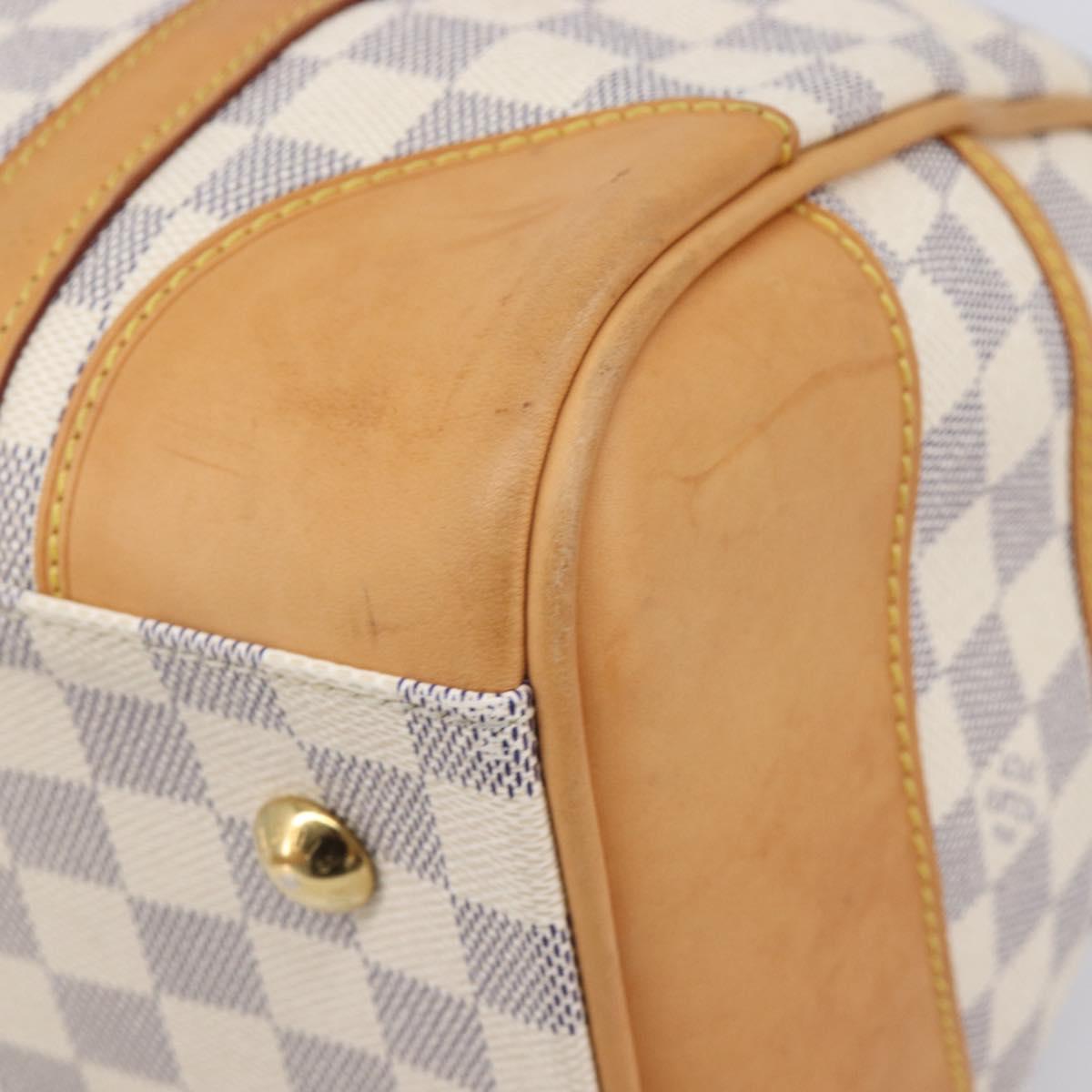 LOUIS VUITTON Damier Azur Berkeley Hand Bag N52001 LV Auth ep15835A