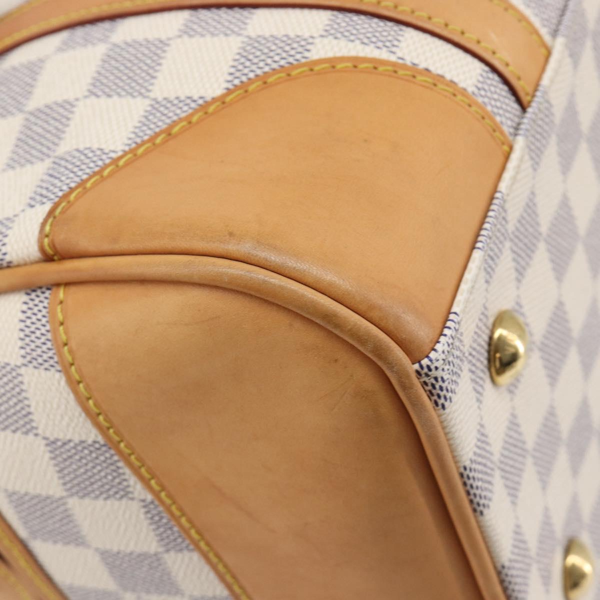 LOUIS VUITTON Damier Azur Berkeley Hand Bag N52001 LV Auth ep15835A