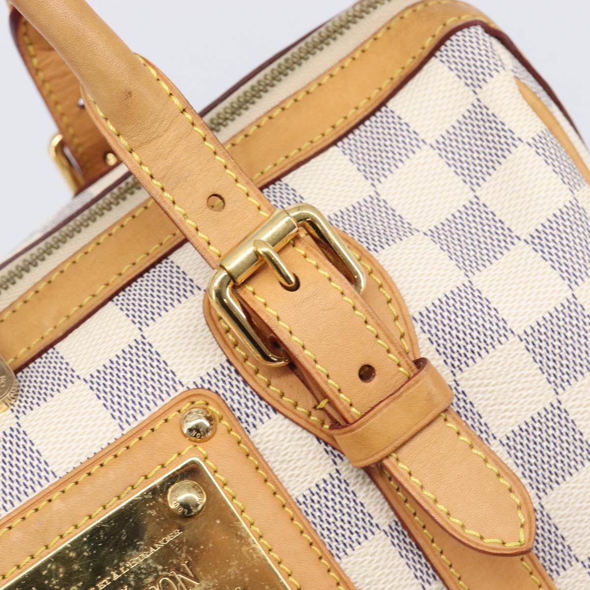 LOUIS VUITTON Damier Azur Berkeley Hand Bag N52001 LV Auth ep15835A