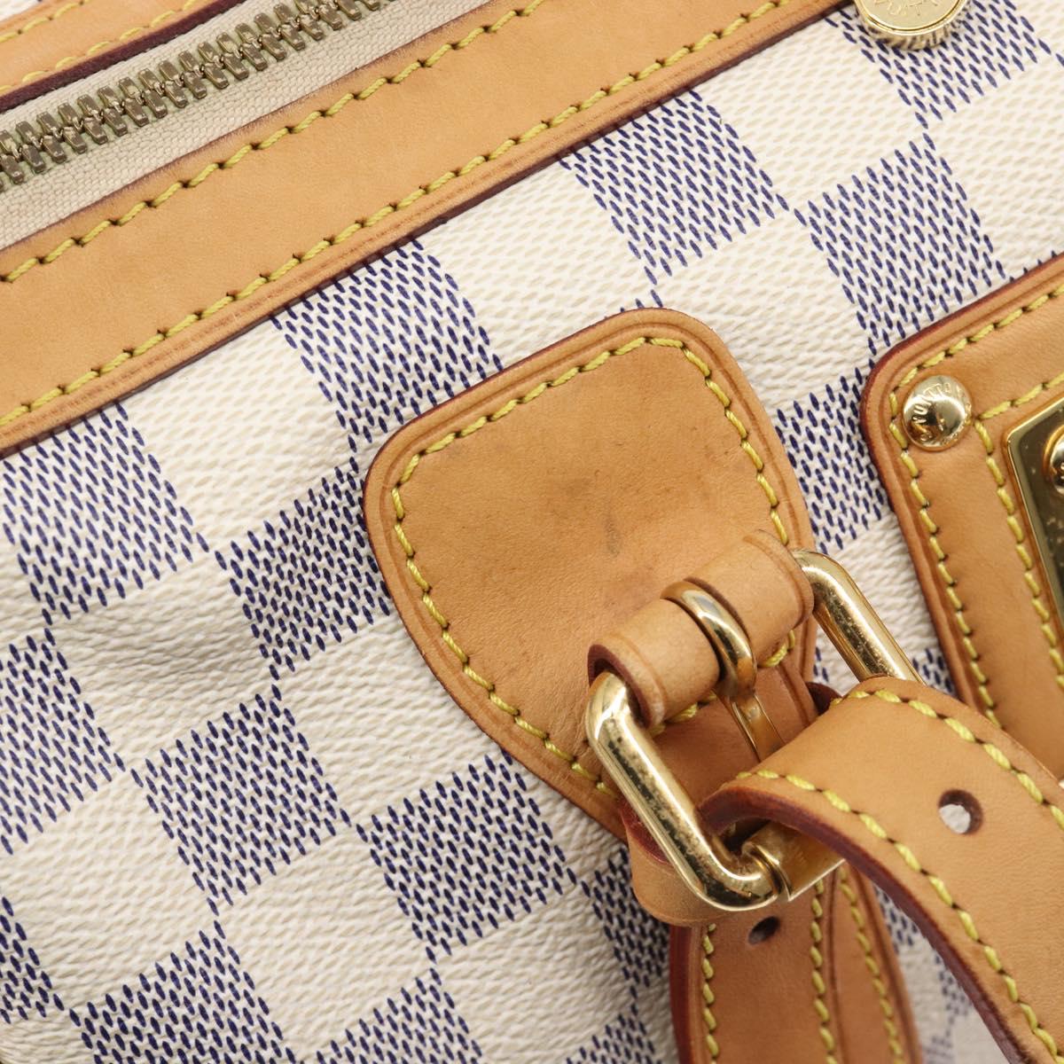 LOUIS VUITTON Damier Azur Berkeley Hand Bag N52001 LV Auth ep15835A
