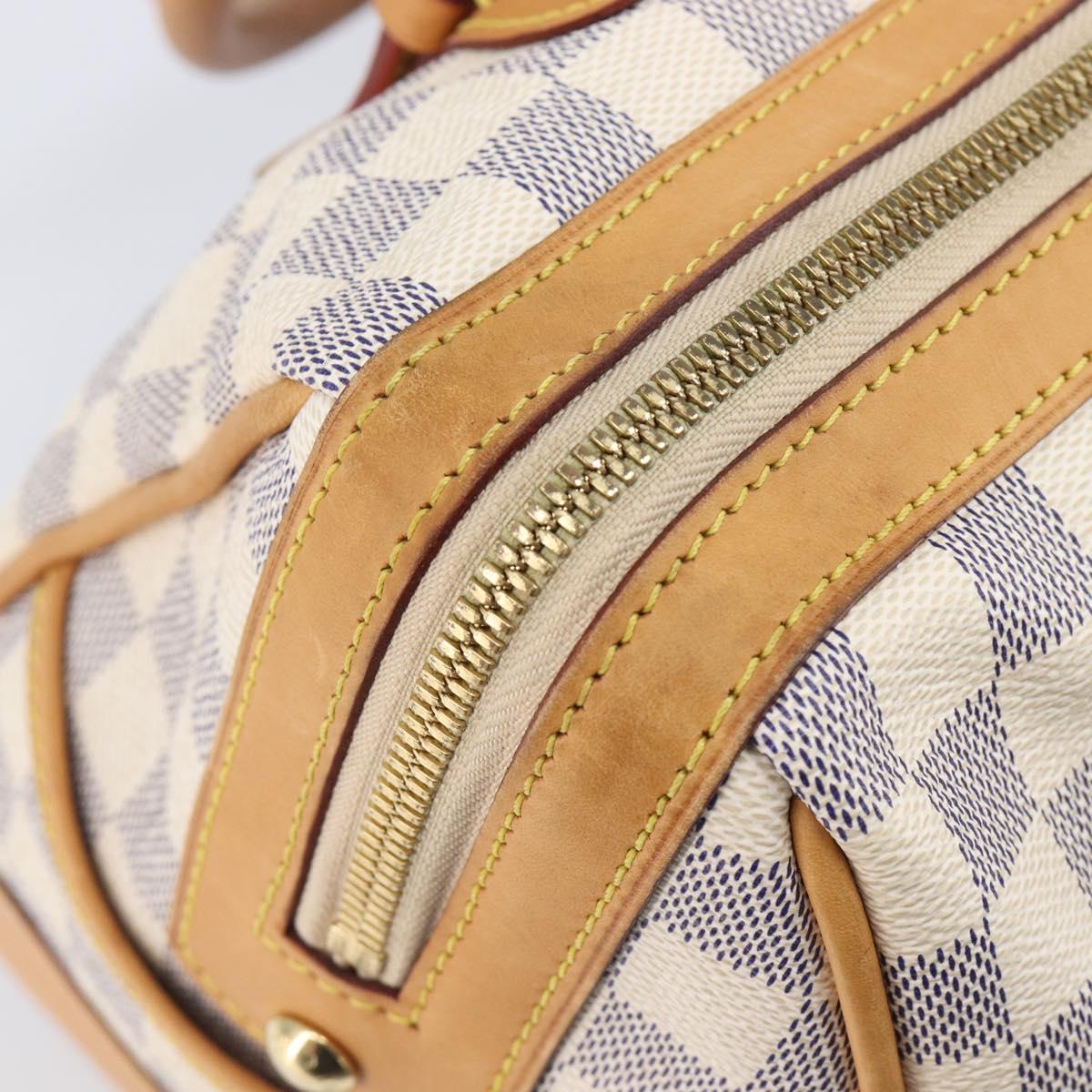 LOUIS VUITTON Damier Azur Berkeley Hand Bag N52001 LV Auth ep15835A