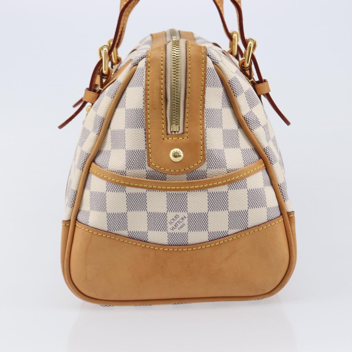 LOUIS VUITTON Damier Azur Berkeley Hand Bag N52001 LV Auth ep15835A