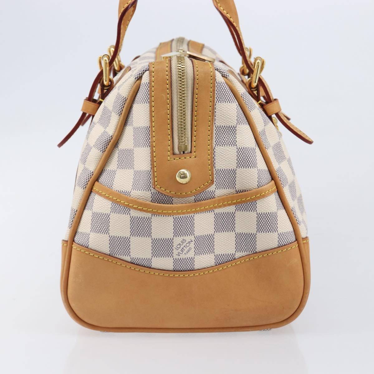 LOUIS VUITTON Damier Azur Berkeley Hand Bag N52001 LV Auth ep15835A
