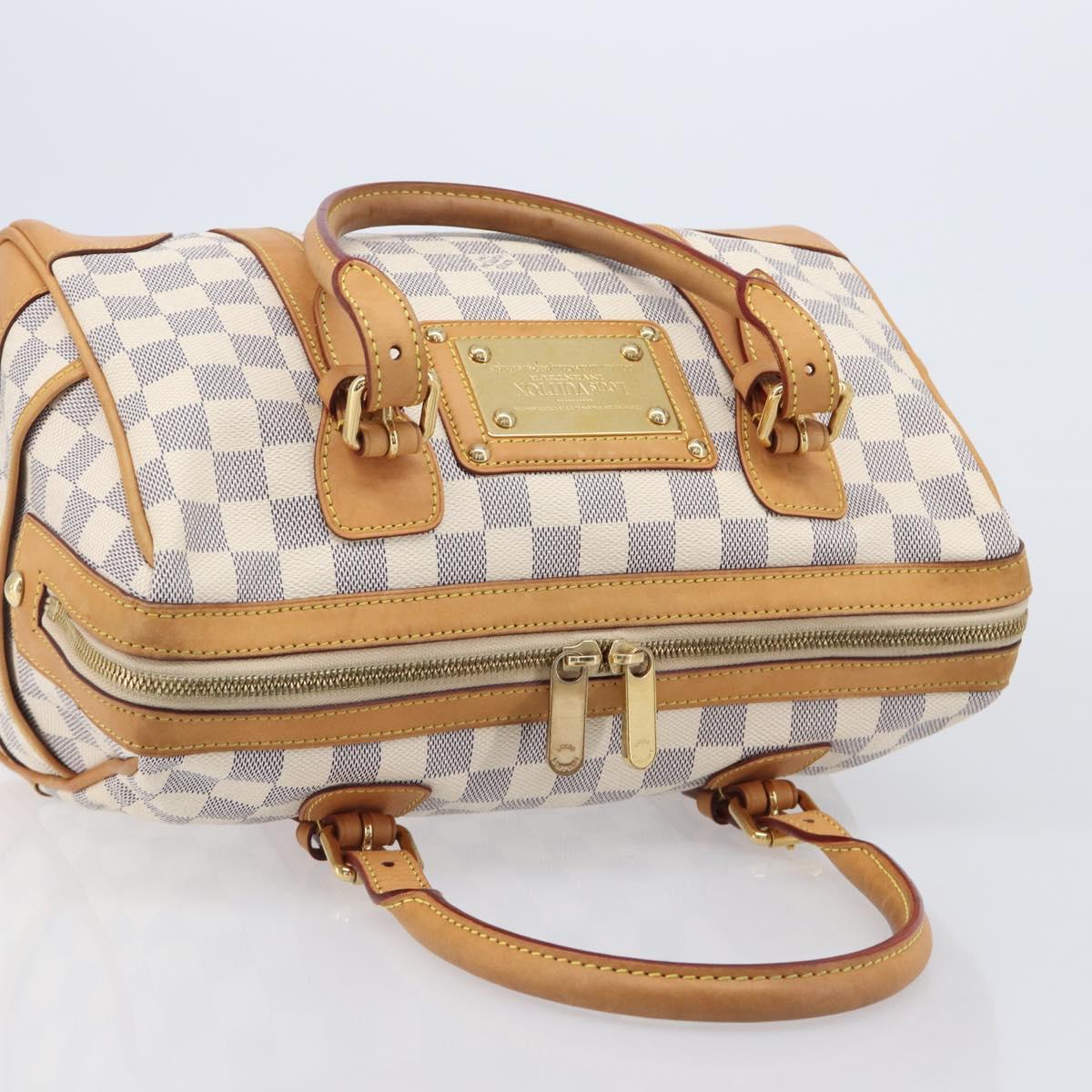 LOUIS VUITTON Damier Azur Berkeley Hand Bag N52001 LV Auth ep15835A
