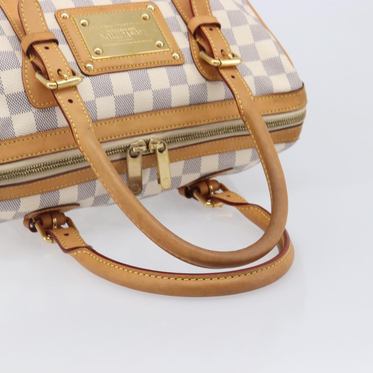 LOUIS VUITTON Damier Azur Berkeley Hand Bag N52001 LV Auth ep15835A