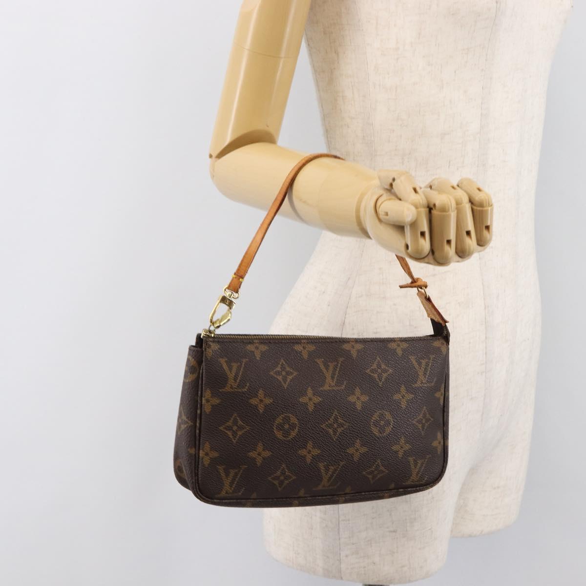 LOUIS VUITTON Monogram Pochette Accessoires Pouch M51980 LV Auth ep15840