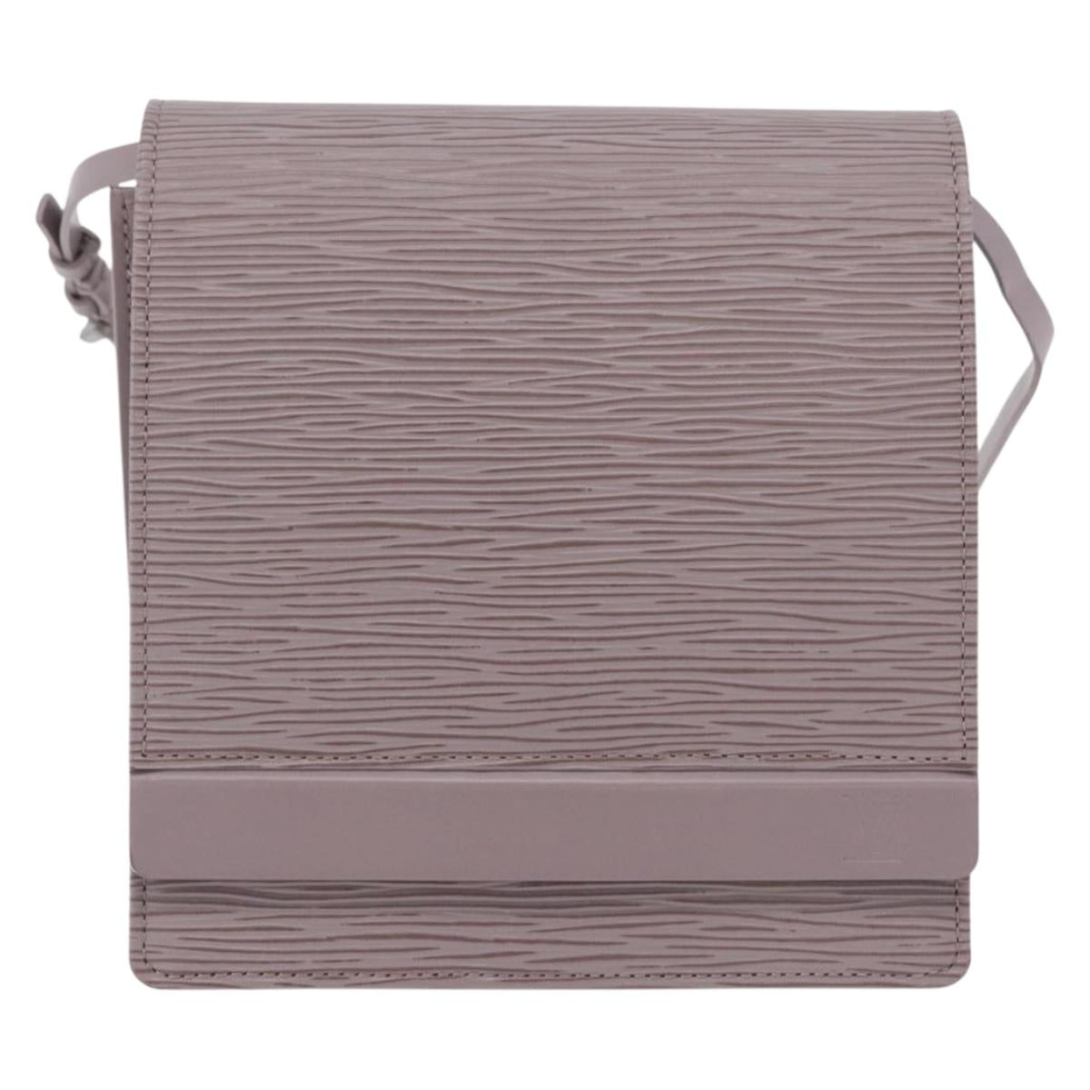 LOUIS VUITTON Epi Biarritz Shoulder Bag Lilac M5293B LV Auth ep15842V
