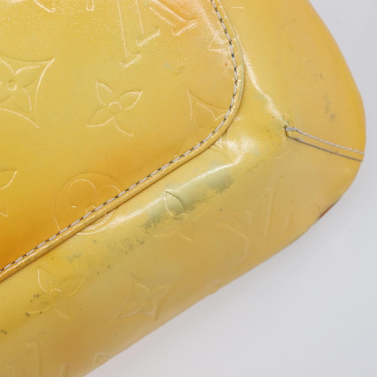 LOUIS VUITTON Monogram Vernis Thompson Street Bag Gris M91008 LV Auth ep15855