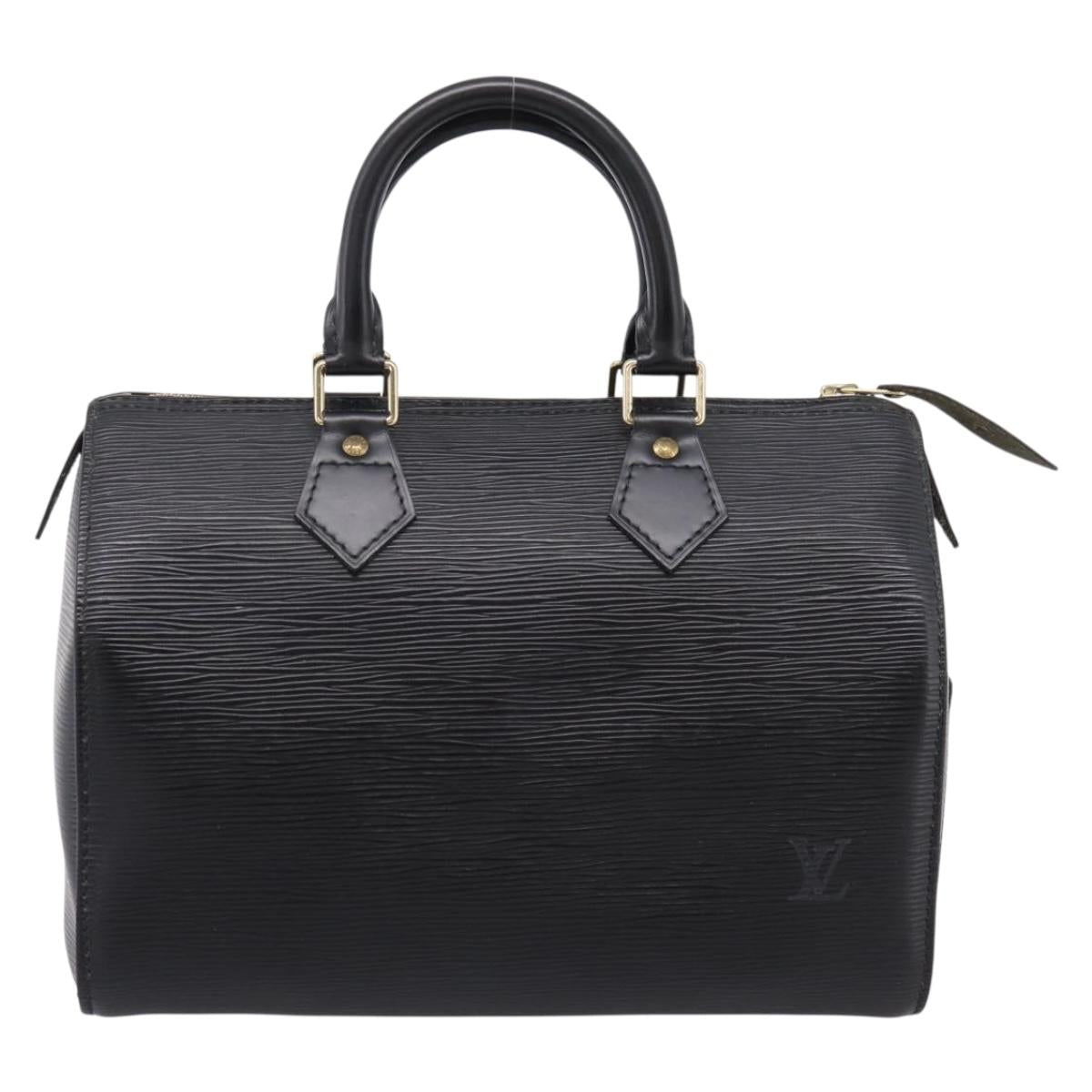 LOUIS VUITTON Epi Speedy 25 Hand Bag Black M59042 LV Auth ep15858A