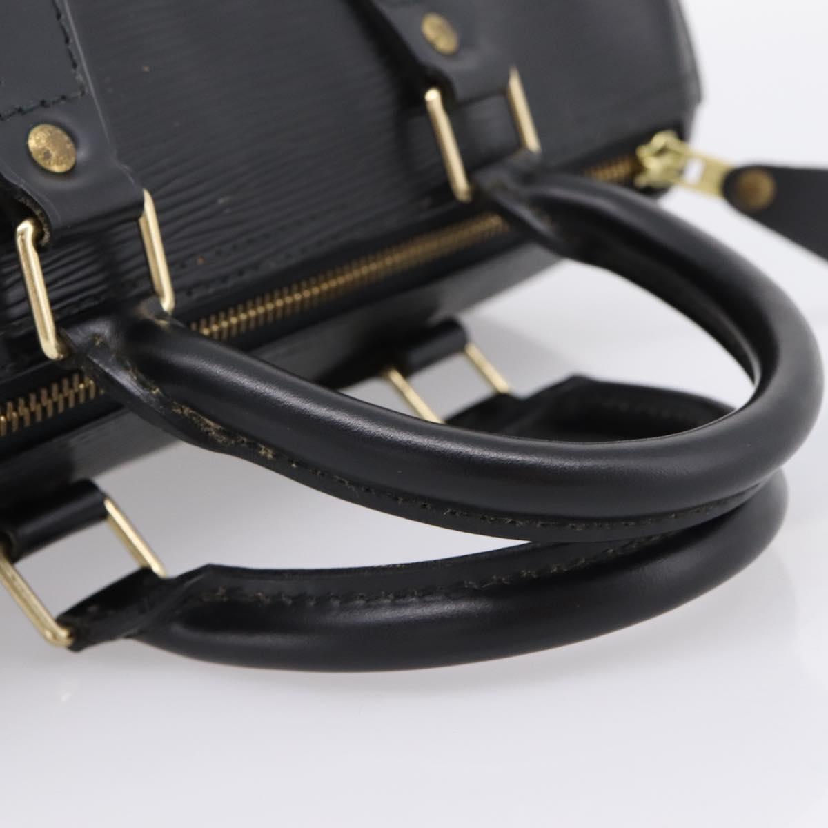 LOUIS VUITTON Epi Speedy 25 Hand Bag Black M59042 LV Auth ep15858A