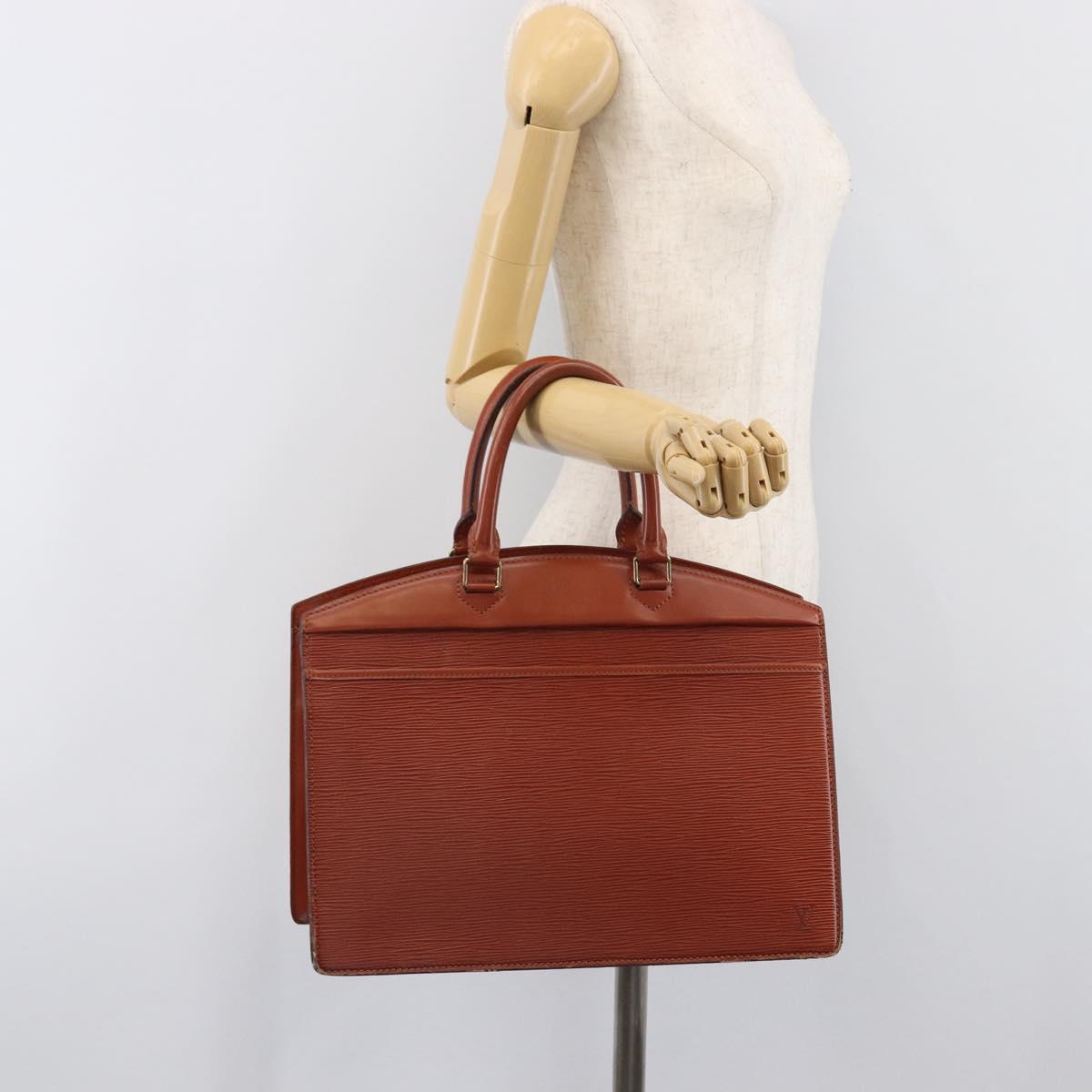 LOUIS VUITTON Epi Riviera Hand Bag Brown M48183 LV Auth ep15863