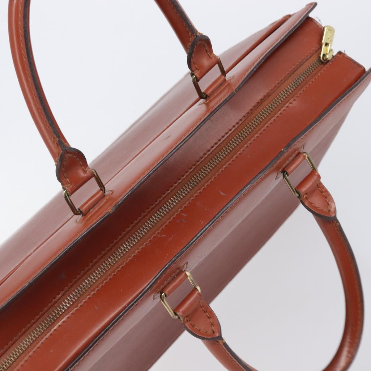LOUIS VUITTON Epi Riviera Hand Bag Brown M48183 LV Auth ep15863