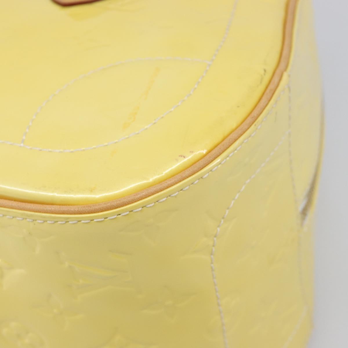 LOUIS VUITTON Monogram Vernis Summit drive Bag Perle M93514 LV Auth ep15866A