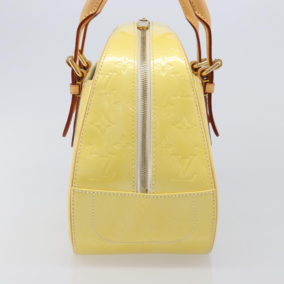 LOUIS VUITTON Monogram Vernis Summit drive Bag Perle M93514 LV Auth ep15866A