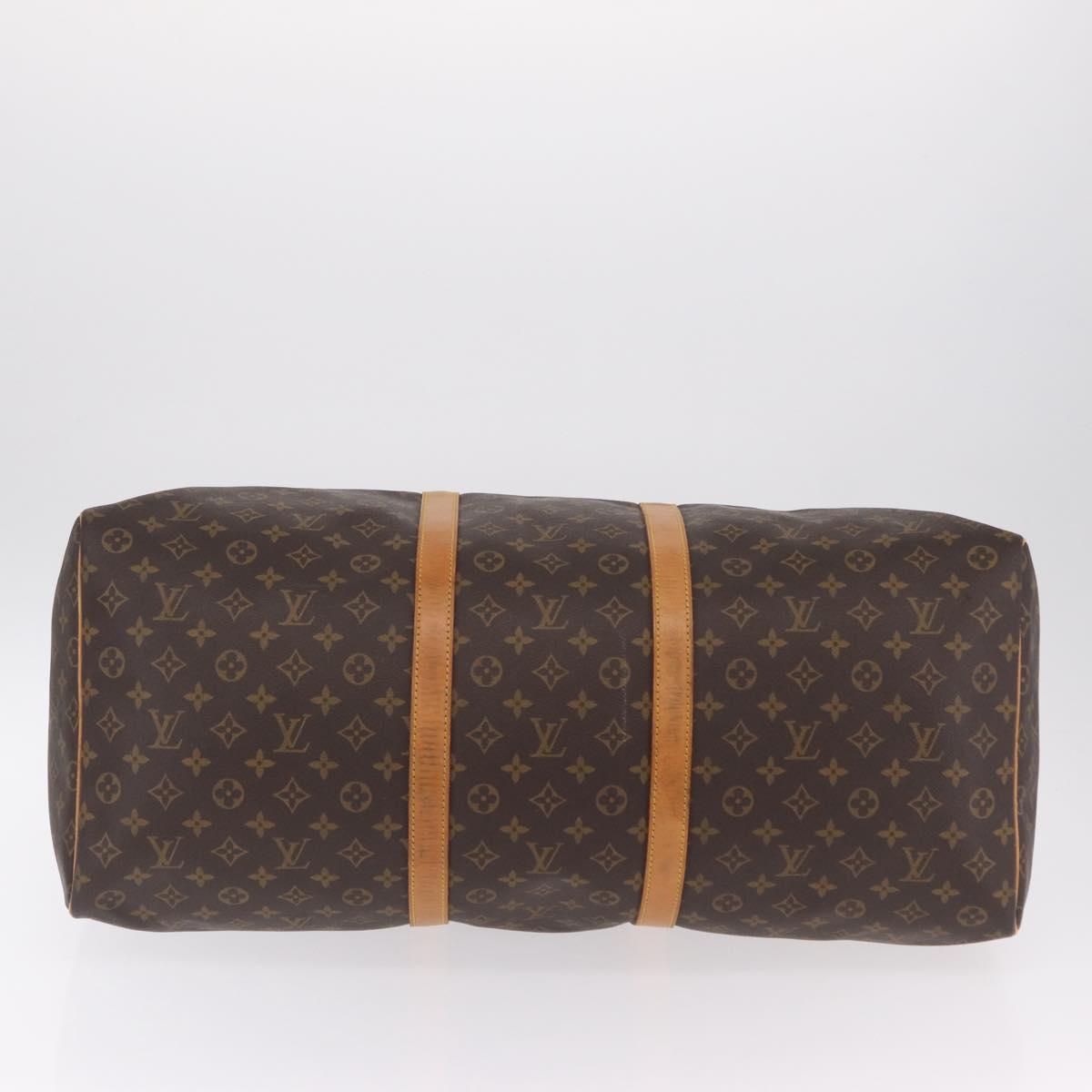 LOUIS VUITTON Monogram Keepall 60 Boston Bag M41422 LV Auth ep15868A