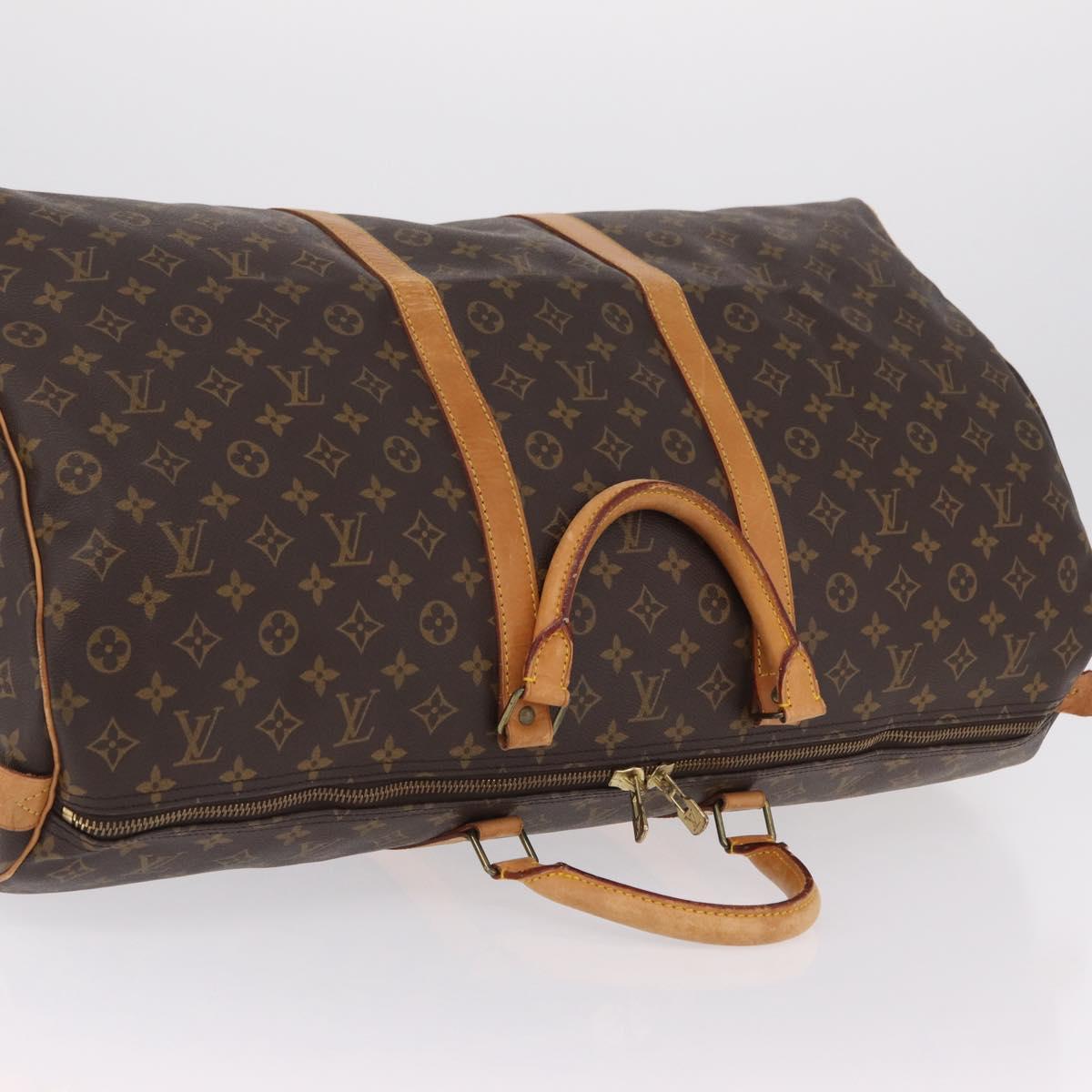 LOUIS VUITTON Monogram Keepall 60 Boston Bag M41422 LV Auth ep15868A