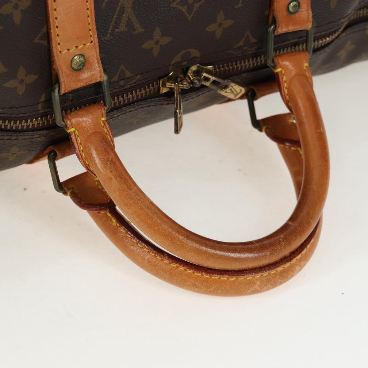 LOUIS VUITTON Monogram Keepall 50 Boston Bag M41426 LV Auth ep15869A