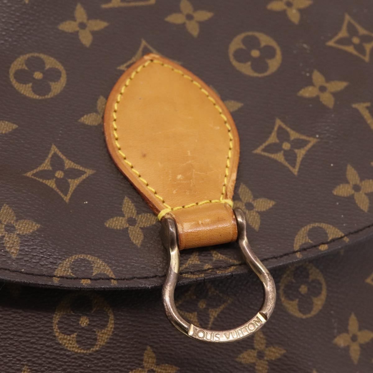 LOUIS VUITTON Monogram Saint Cloud GM Shoulder Bag M51242 LV Auth ep15880
