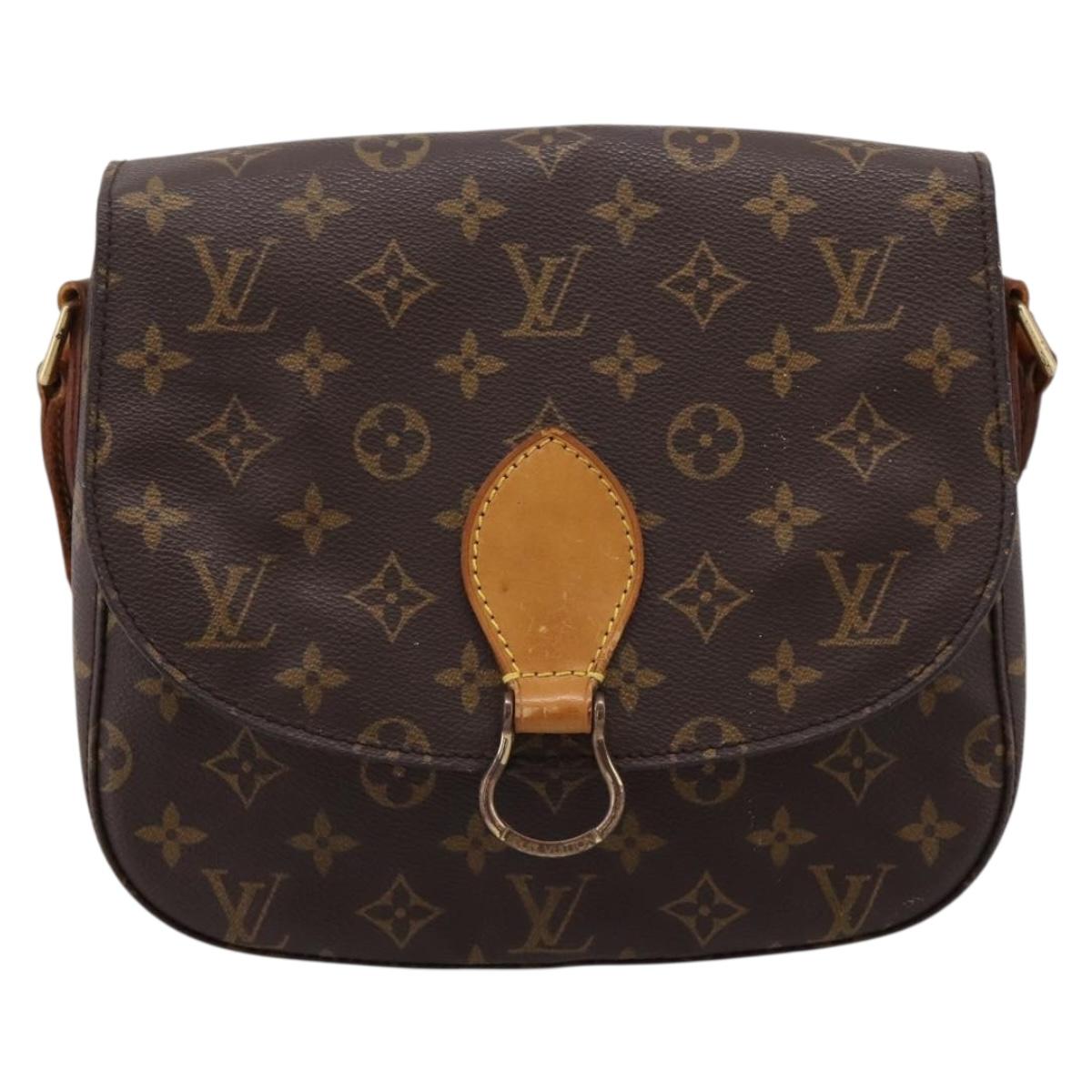 LOUIS VUITTON Monogram Saint Cloud GM Shoulder Bag M51242 LV Auth ep15880