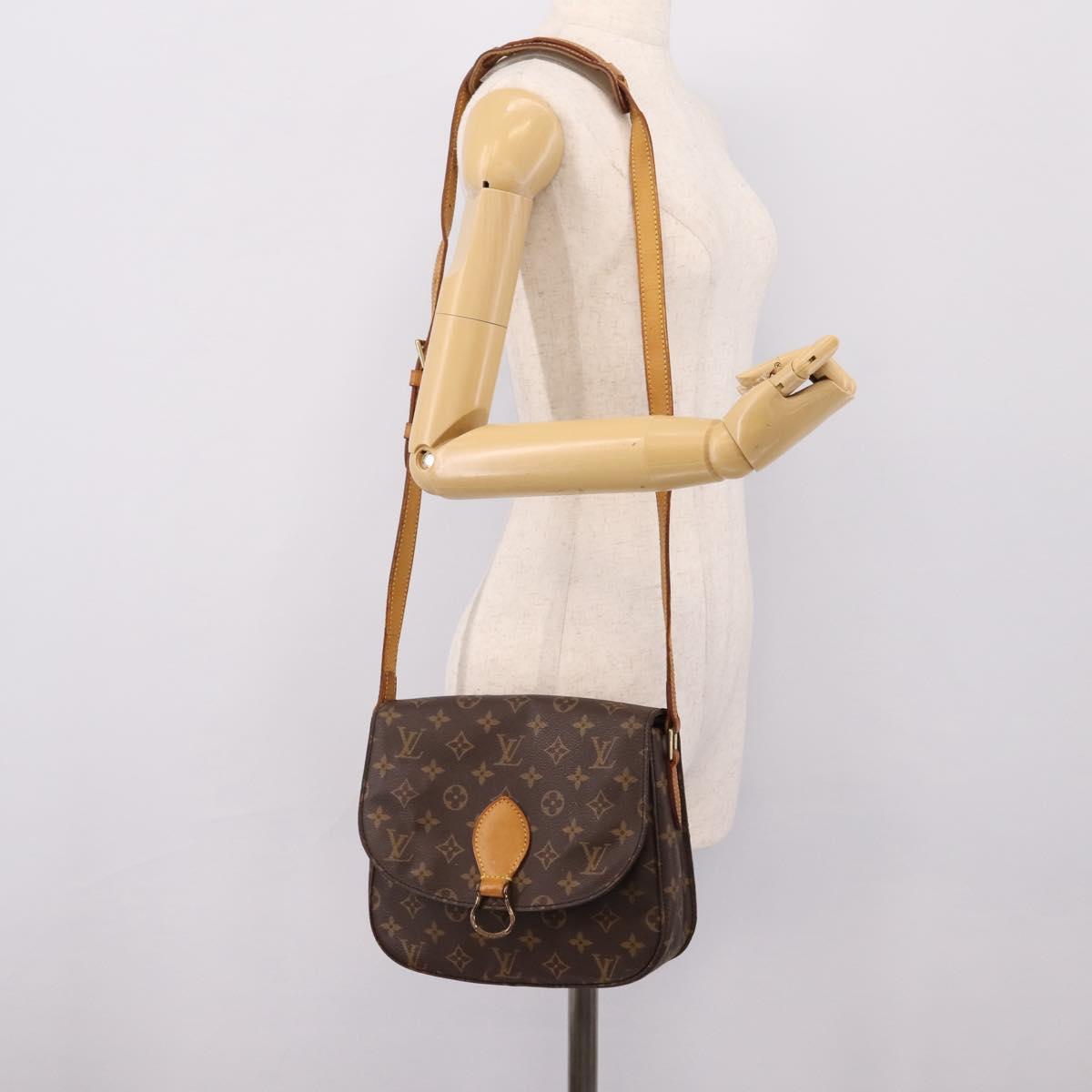 LOUIS VUITTON Monogram Saint Cloud GM Shoulder Bag M51242 LV Auth ep15880