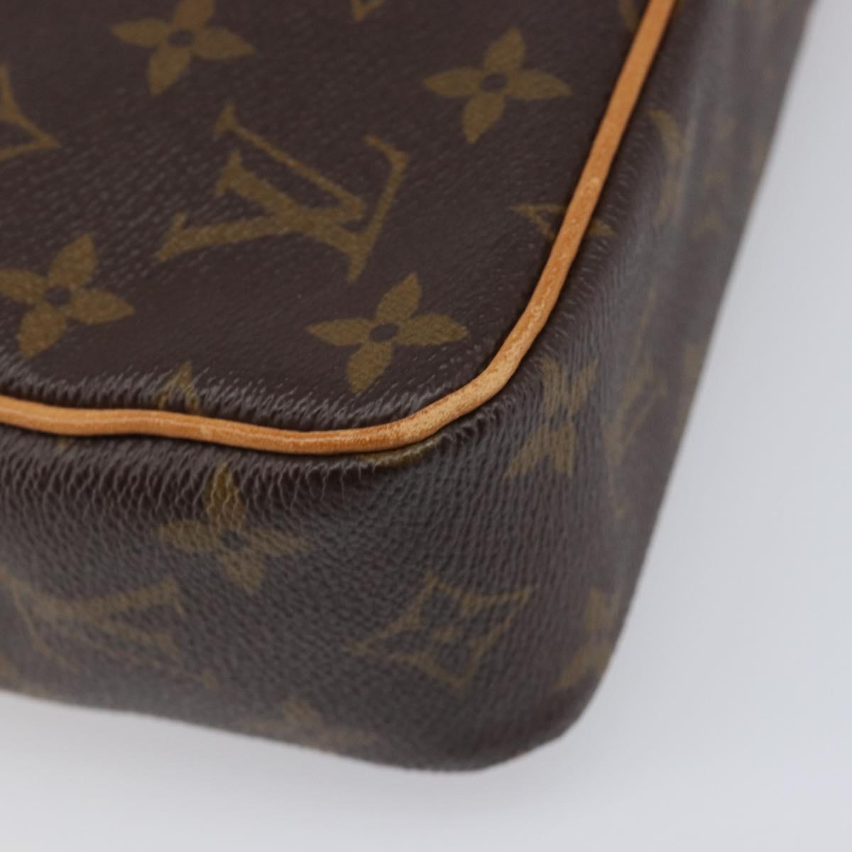 LOUIS VUITTON Monogram Compiegne 23 Clutch Bag M51847 LV Auth ep15881