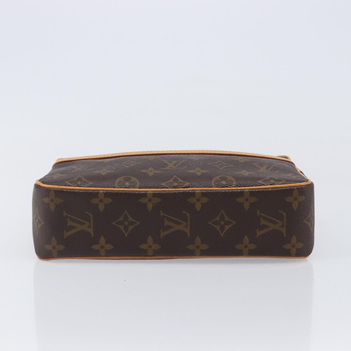 LOUIS VUITTON Monogram Compiegne 23 Clutch Bag M51847 LV Auth ep15881