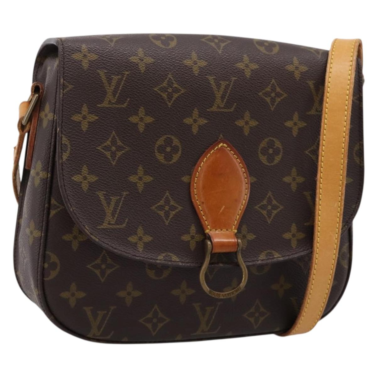 LOUIS VUITTON Monogram Saint Cloud GM Shoulder Bag M51242 LV Auth ep15883
