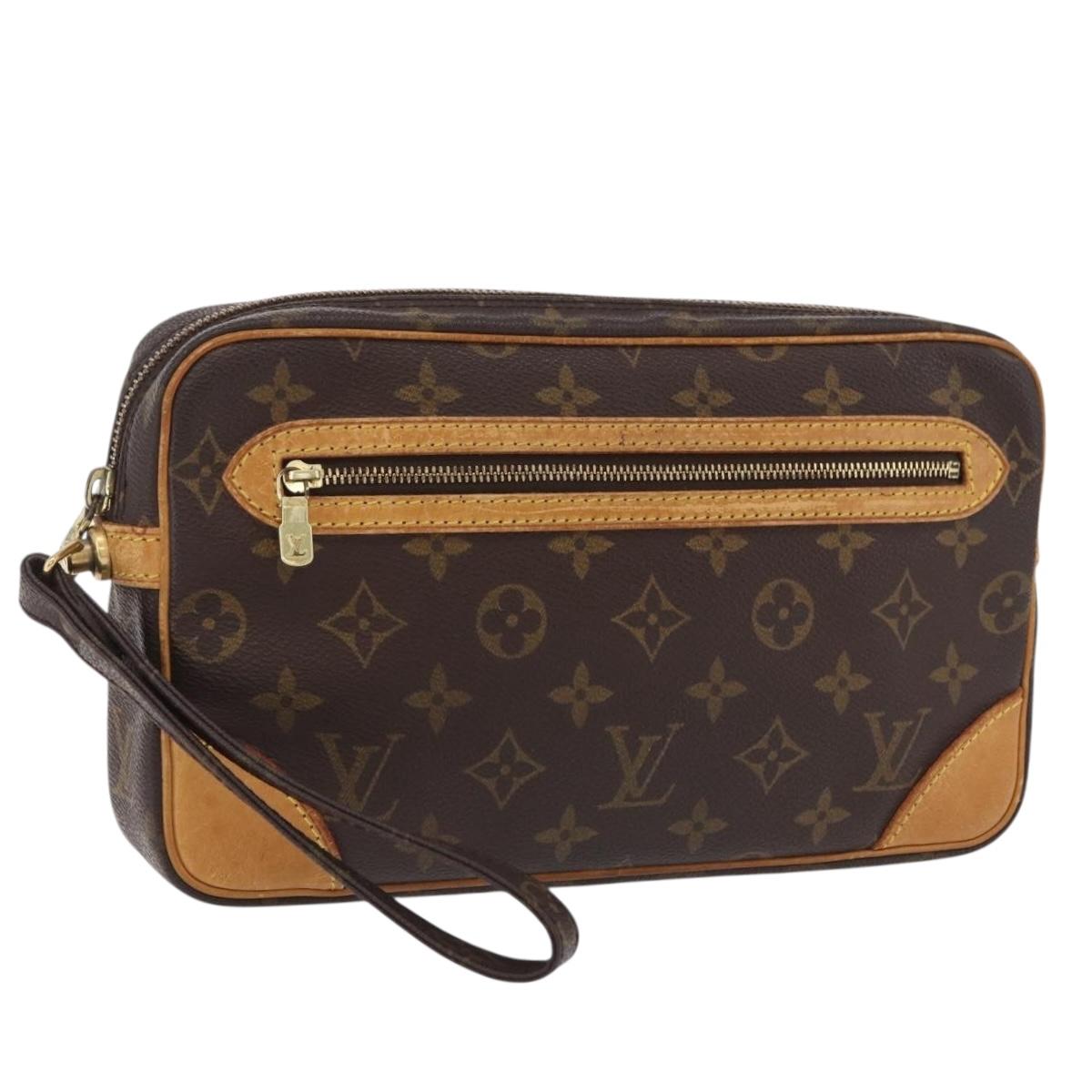 LOUIS VUITTON Monogram Marly Dragonne GM Clutch Bag M51825 LV Auth ep15885