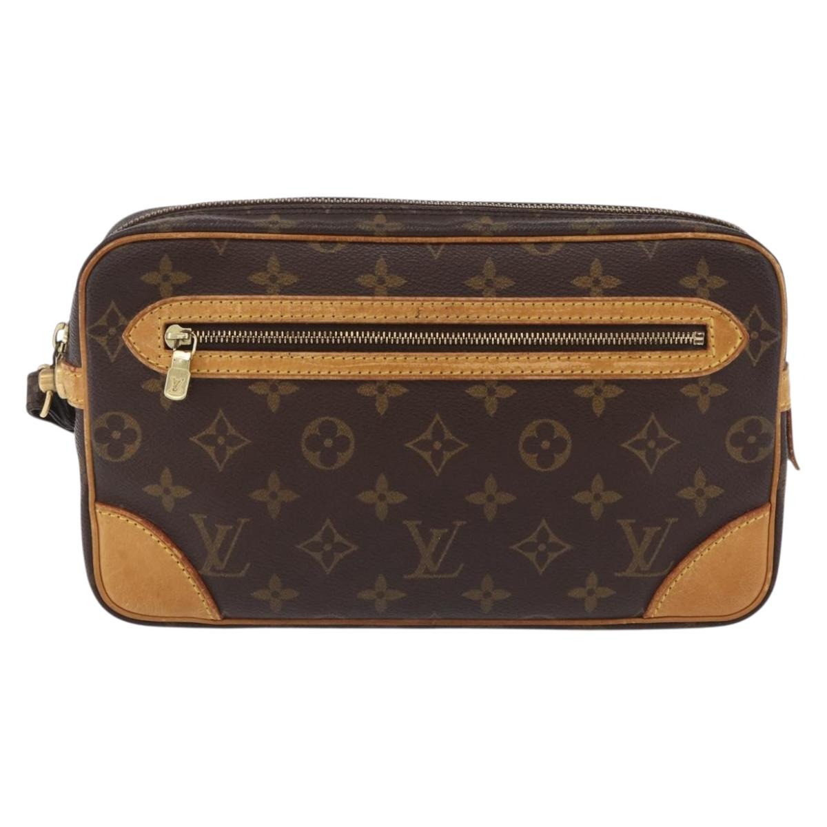 LOUIS VUITTON Monogram Marly Dragonne GM Clutch Bag M51825 LV Auth ep15885