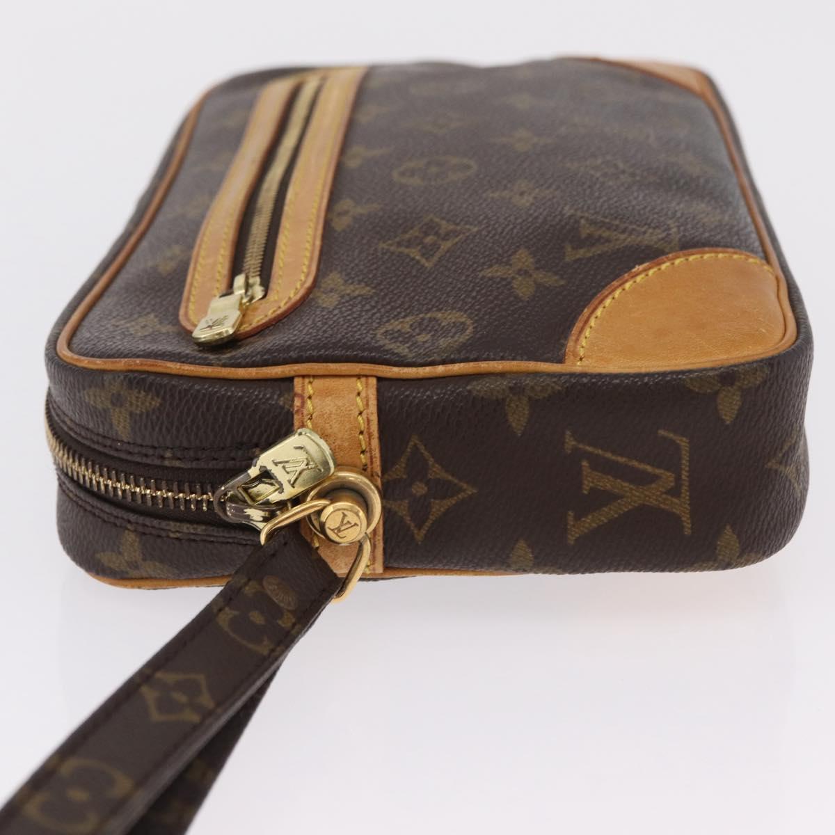 LOUIS VUITTON Monogram Marly Dragonne GM Clutch Bag M51825 LV Auth ep15885