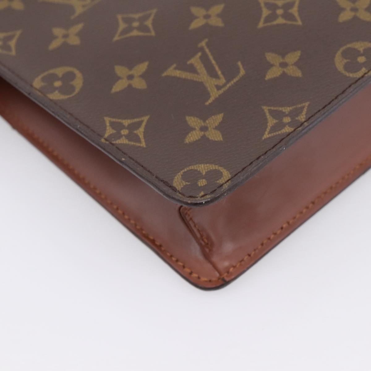 LOUIS VUITTON Monogram Pochette Homme Clutch Bag M51795 LV Auth ep15890