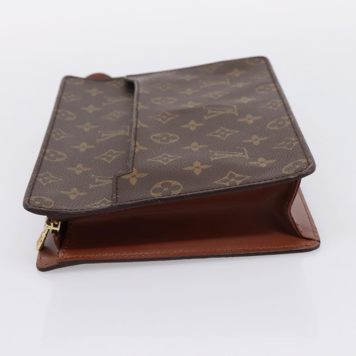 LOUIS VUITTON Monogram Pochette Homme Clutch Bag M51795 LV Auth ep15890