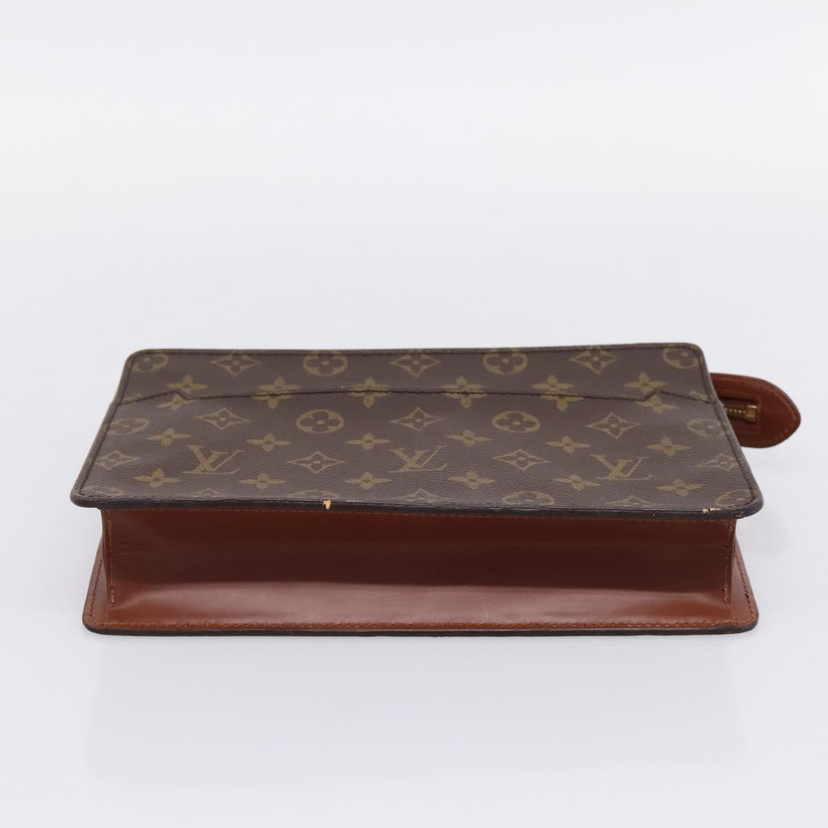 LOUIS VUITTON Monogram Pochette Homme Clutch Bag M51795 LV Auth ep15890