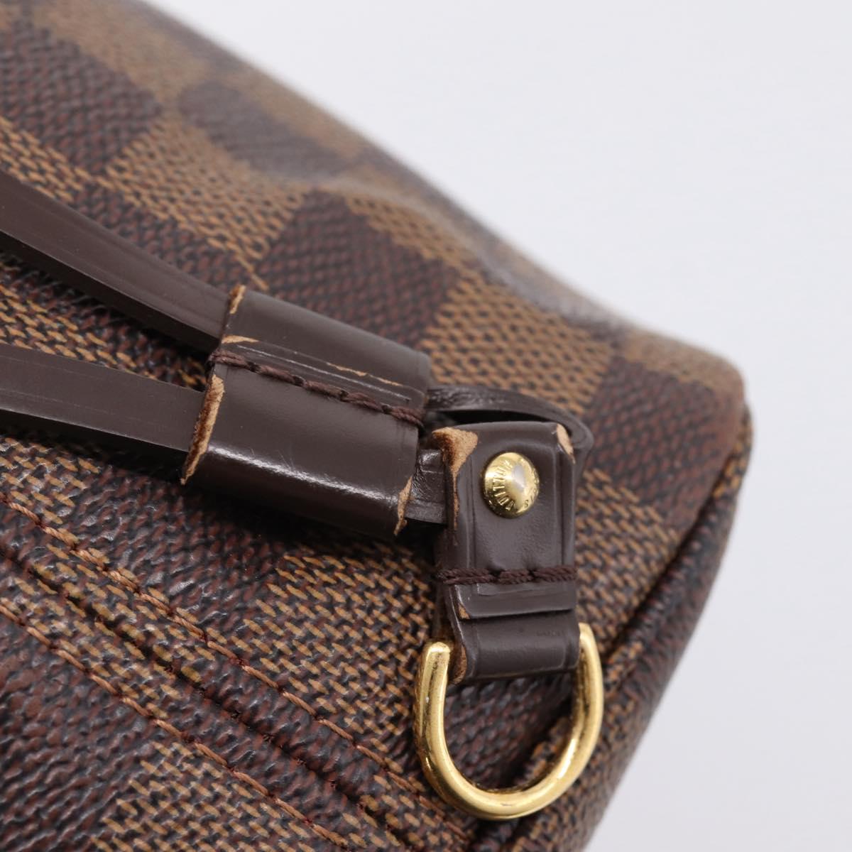 LOUIS VUITTON Damier Ebene Neverfull PM Tote Bag N51109 LV Auth ep15899